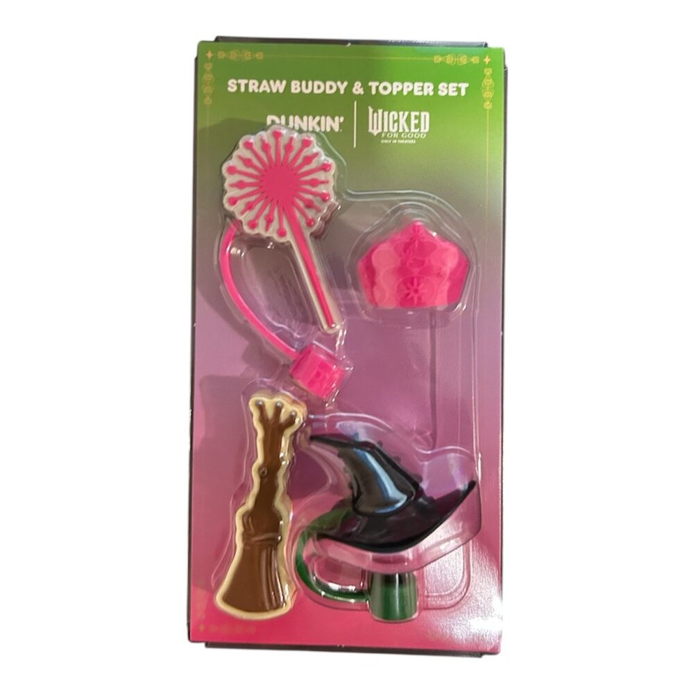 Limited Edition Dunkin’ x Wicked Straw Buddy & Topper Set (2025) Last One